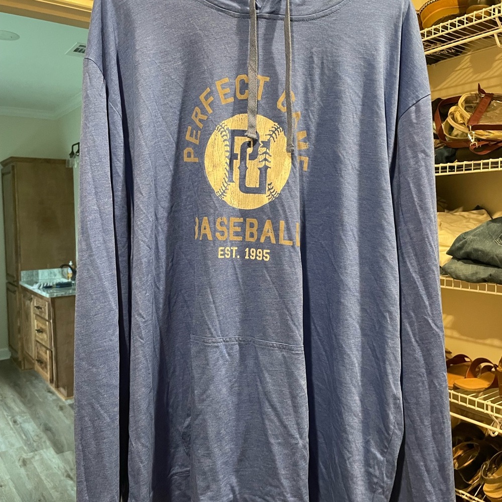 Baseball Blue Hoodie